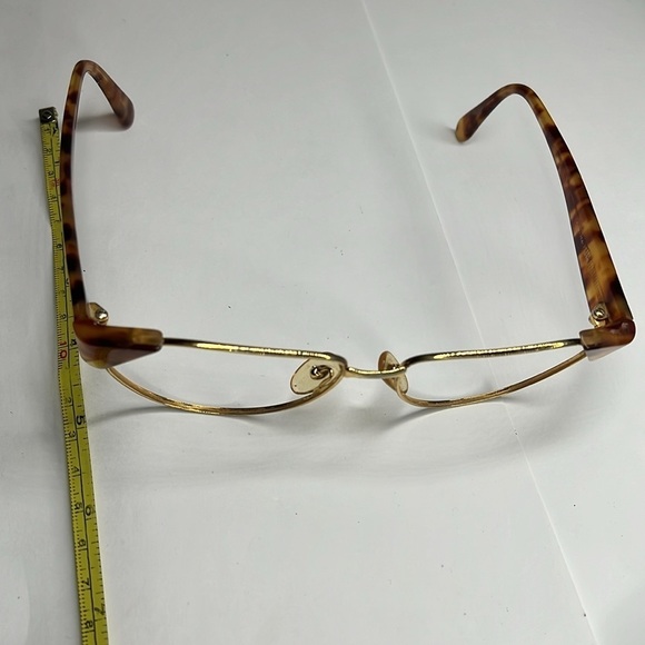 Missoni 90’s Vintage Tortoise Shell Gold Eyeglasses M165 358 Made in Italy - Picture 6 of 11